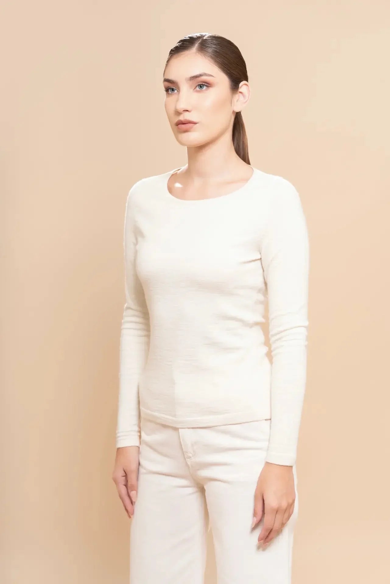 Herren Baby-Alpakka-Seide Thermounterwäsche Set