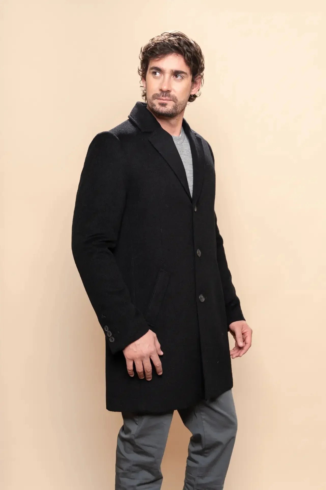 Herrenklassischer Mantel