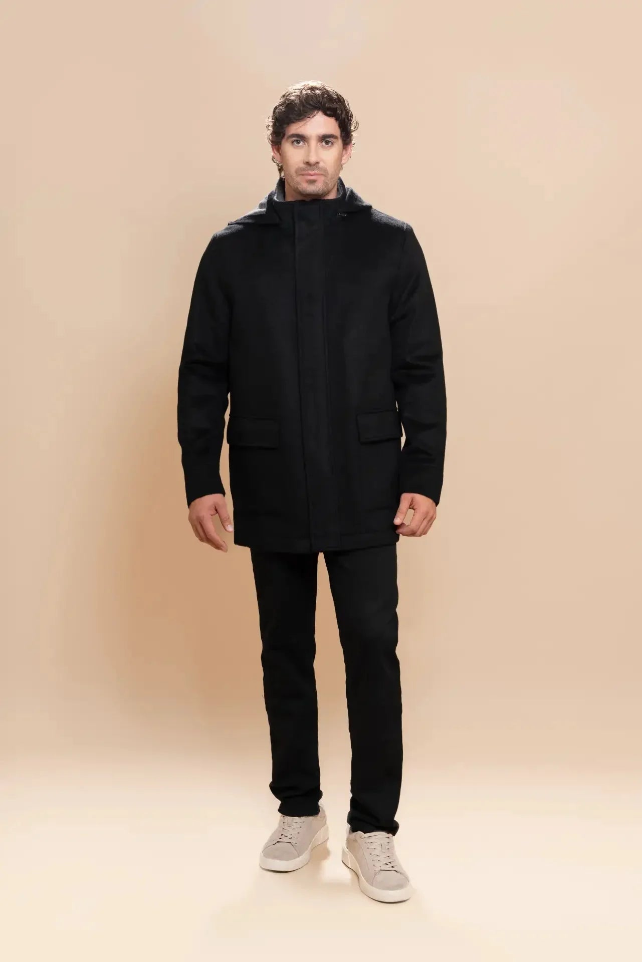 Herrenjacke mit Kapuze