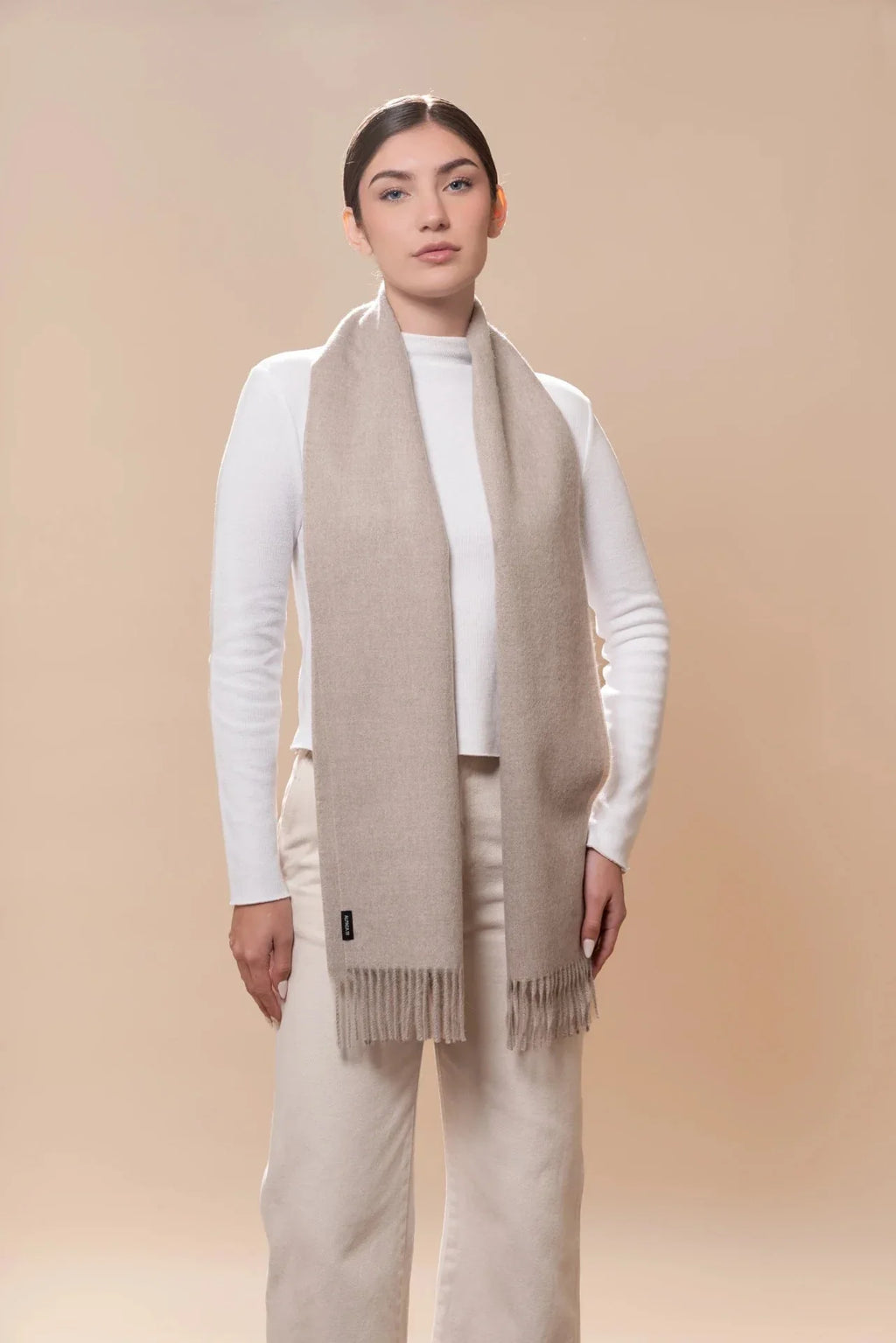 Schal 100% Baby Alpakka Klassisch für Damen