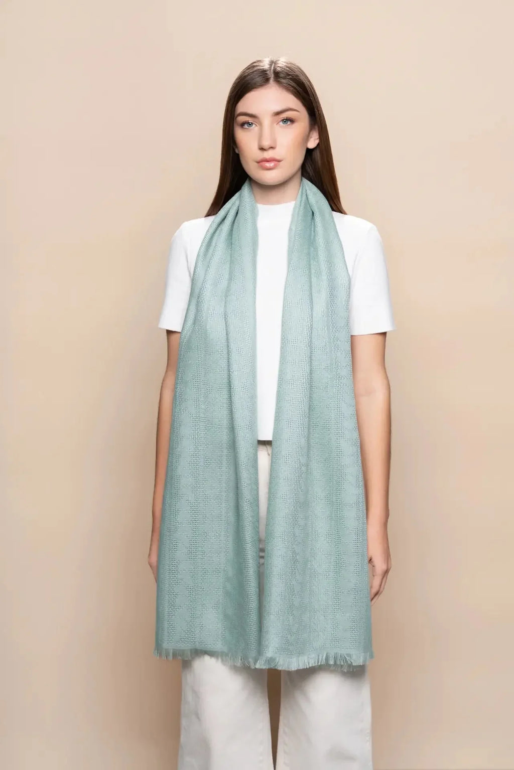 Traforatto Jacquard-Schal