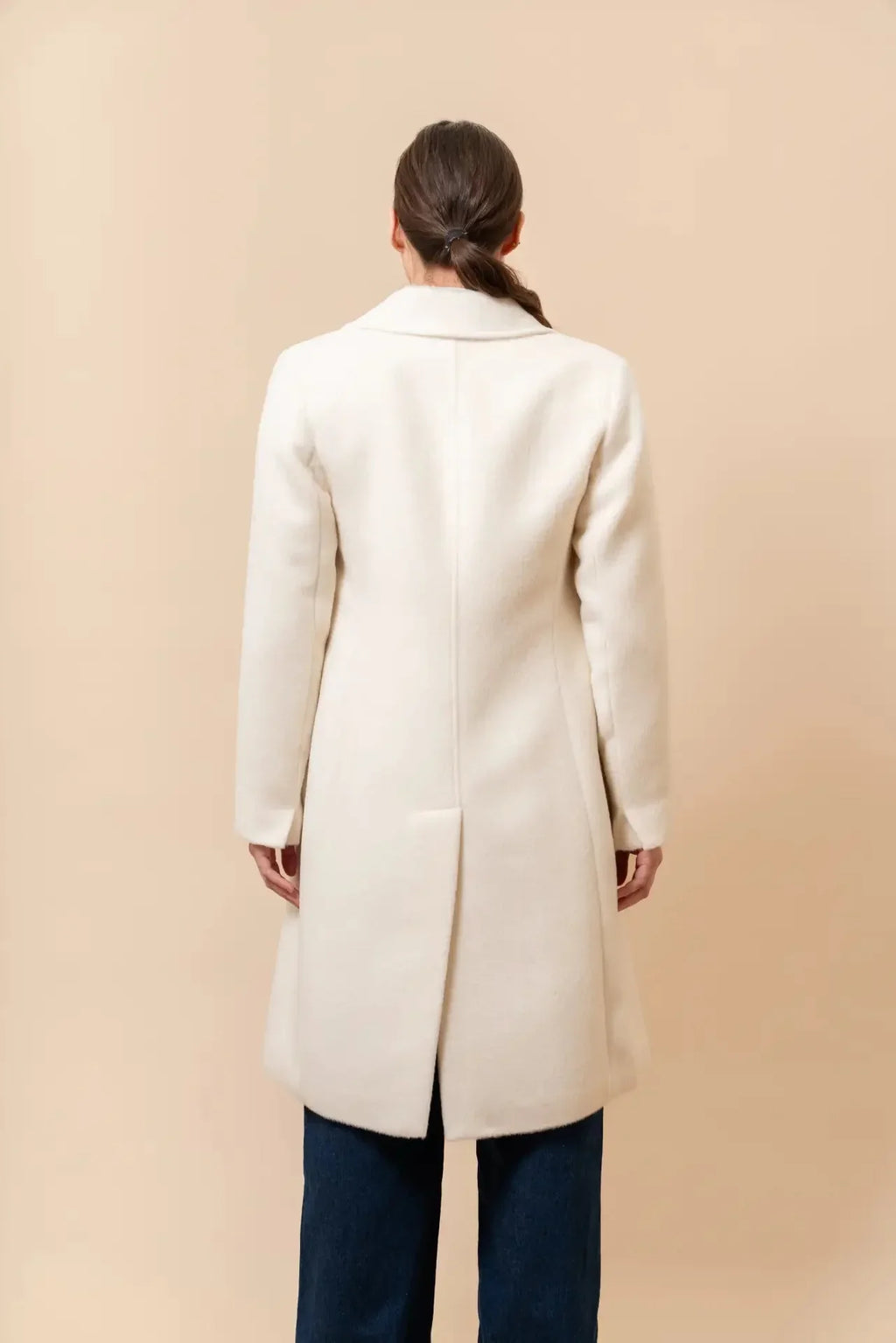 Ungefärbter Klassischer Mantel